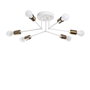 Opviq Sparrow - 1232 Lámpara de araña blanca de metal